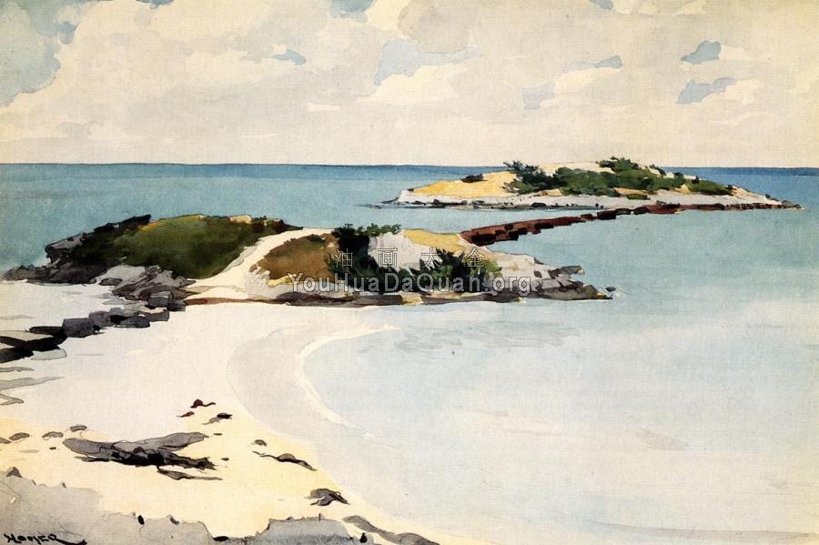 Gallow's Island, Bermuda - 温斯洛·荷默